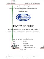 MỘT SỐ GIẢI PHÁP NÂNG CAO HIỆU QUẢ SỬ DỤNG VLD TẠI CÔNG TY TƯ VẤN ĐẦU TƯ XÂY DỰNGTHƯƠNG MẠI THÀNH PHÚ