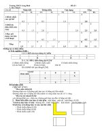 Đề thi hkII(Đáp án -Ma trận)