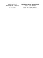 Chương trình công tác tháng 4 năm 2011