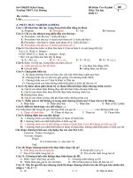 Đề kiểm tra 1 tiết tin học 11 mới