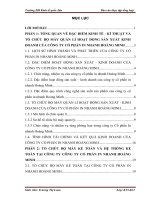 luận văn kế toán  Hoàn thiện kế toán chi phí sản xuất và tính giá thành sản phẩm tại Công ty Cổ phần In nhanh Hoàng Minh.