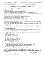 KH chuyên môn tuần 28