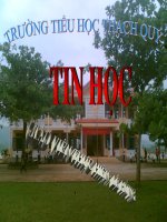 Sử dung câu lệnh lặp