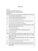 luận văn tài chính ngân hàng Phát triển thanh toán không dùng tiền mặt tại Ngân hàng TMCP Đầu tư và phát triển Việt Nam – Sở giao dịch III