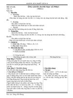 TIẾT 117,118 ÔNG GIUỐC-ĐANH MẶC LỄ PHỤC