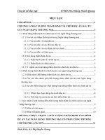 luận văn tài chính ngân hàng Nâng cao chất lượng thẩm định tài chính dự án đầu tư tại Ngân hàng Thương mại cổ phần Công thương chi nhánh Lạng Sơn