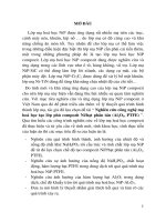 Nghiên cứu công nghệ mạ hoá học tạo lớp phủ compozit Nihạt phân tán (Al2O3, PTFE) (TT)