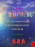 TIET 25 Từ trường trong ống dây có dòng điện chạy qua