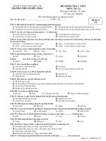 De Kiem tra 1 tiet 12 HK II