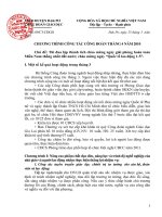 Chương trình công tác tháng 4 - 2011