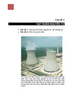 Ôn tập phần Hạt nhân nguyên tử