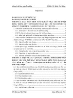 luận văn kế toán Hoàn thiện quy trình kiểm toán khoản mục Chi phí hoạt động do Công ty TNHH Dịch vụ Kiểm toán và Tư vấn UHY thực hiện.