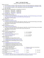 Đề ôn tốt nghiệp Sinh học 12 ( 2011 )