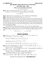 de thi HSG mon Toan 8-Co dap an