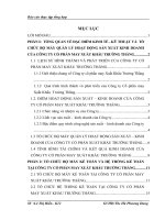 Báo cáo thực tập tại Công ty Cổ Phần May Xuất Khẩu Trường Thắng