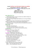 Những người thân trong gia đình