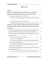 luận văn tài chính ngân hàng Thực trạng ngân hàng trong khoảng thời gian từ năm 2005-2010 và đề xuất các giải pháp đẩy mạnh hoạt động thanh toán LC đến năm 2015