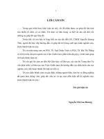 Luận án tiến sỹ - Ảnh hưởng của chuyển dịch cơ cấu ngành của nền kinh tế tới tăng trưởng kinh tế ở Việt Nam