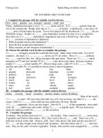 ON TAP CUOI NAM TIENG ANH 7