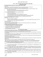 Tài liệu ôn thi môn địa