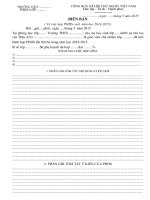 Tài liệu hướng dẫn họp PHHS cuối năm tham khảo