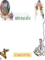 Giải bài toán bàng cách lập phương trình(t)