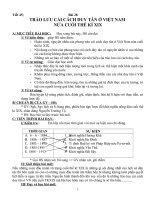 TRÀO LƯU CẢI CÁCH DUY TÂN Ở VIỆT NAM