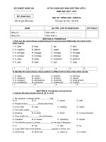 De thi HSG anh 9 (hay lam day)