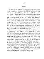 Nghiên cứu chế tạo màng quang xúc tác TiO2 và TiO2 pha tạp N