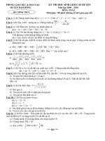 Đề thi Học sinh giỏi môn Toán 9 năm học 2009 - 2010