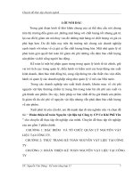 luận văn kế toán  Hoàn thiện kế toán Nguyên vật liệu tại Công ty CP Cơ Khí Phổ Yên