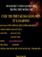 Slide english 10 unit 4 special education _reading _GV H.Đ Công &M.T Ninh