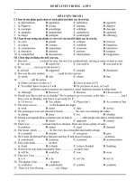 bộ đề thi học sinh giỏi anh văn 9