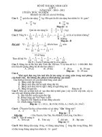 Đề Olimpic lớp 5 Năm học 2010-2011 Đề 9