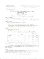 De HSG9 -Tỉnh Sơn La - 2011