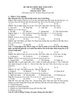 Đề Olimpic lớp 5 Năm học 2010-2011 Đề 2