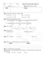 de khao sat chat luong lop 3