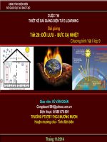 Slide vật lý lớp 9 bài đối lưu, bức xạ nhiệt _V.V Đòan