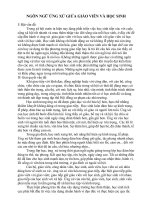 Ngôn ngữ ứng xử