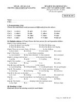 Test 04 English 8 (đã trộn đề)