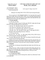 Tập huấn biên soạn đề KT năm 2011