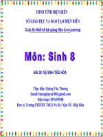 Slide sinh 8 bài 30 vệ sinh tiêu hóa _Gv Q.V Thương