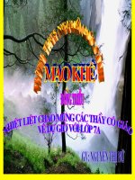 Bài 8: Gương cầu lõm - GV: Nguyễn Thị Nữ - THCS N.Đ.Cảnh