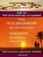 Slide vật lý lớp 9 bài các tác dụng của ánh sáng _B.H Ninh