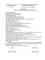 Biên bản kiểm tra sự an toàn của trường học 2011