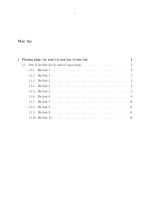 TIỂU LUẬN vật lý THỐNG kê LƯỢNG tử