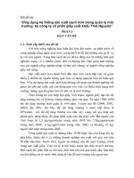 Hệ thống sản xuất sạch hơn trong quản lý môi trường