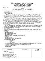 GDCD 9 : Lý tưởng sống của thanh niên (T1)