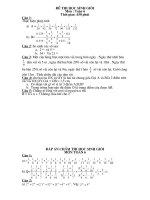 De+ dap an thi HSG Toan 6