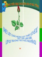 Tập làm văn: Kể chuyện theo tranh